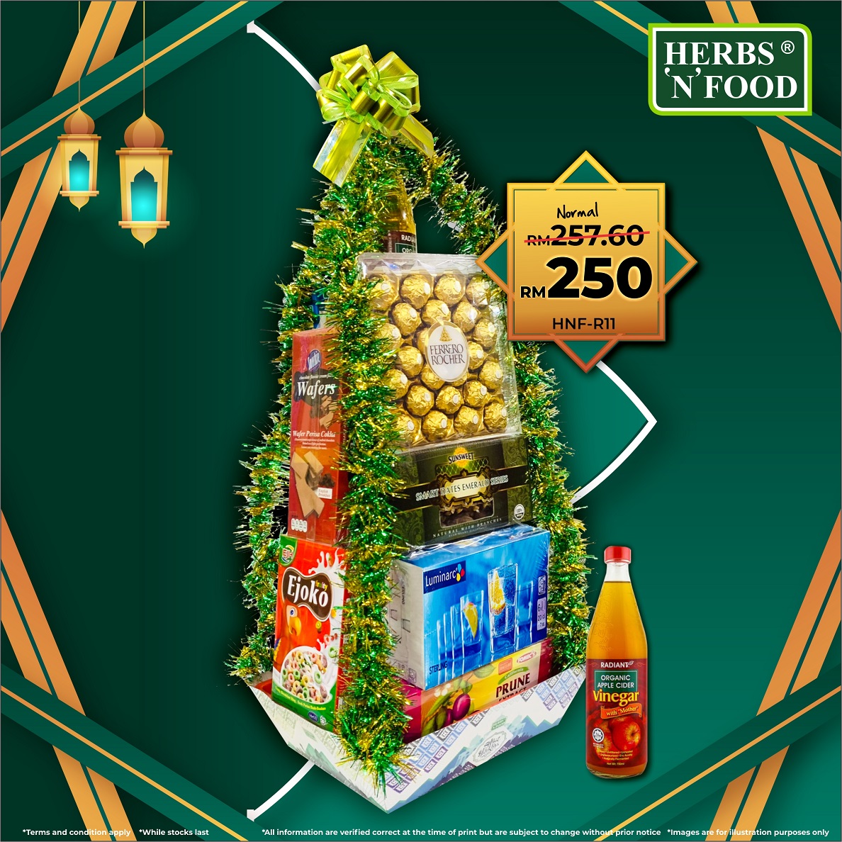 HNF HRY PYRAMID HAMPER RM250